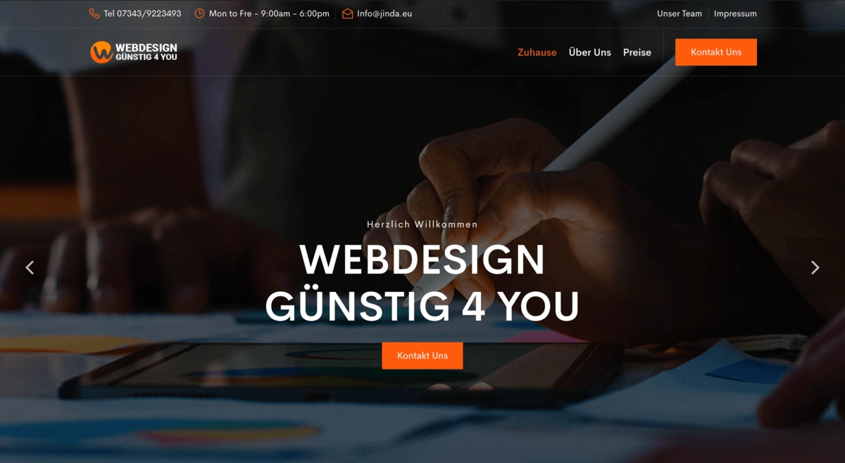 Webdesign günstig 4 you